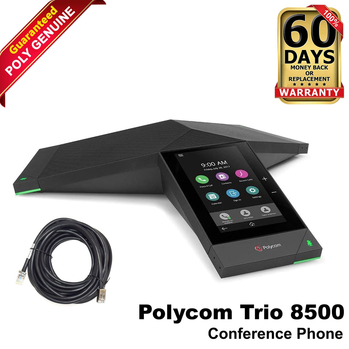 Polycom RealPresence Trio 8500 5" Touchscreen Conference IP Phone 2200-66700-025