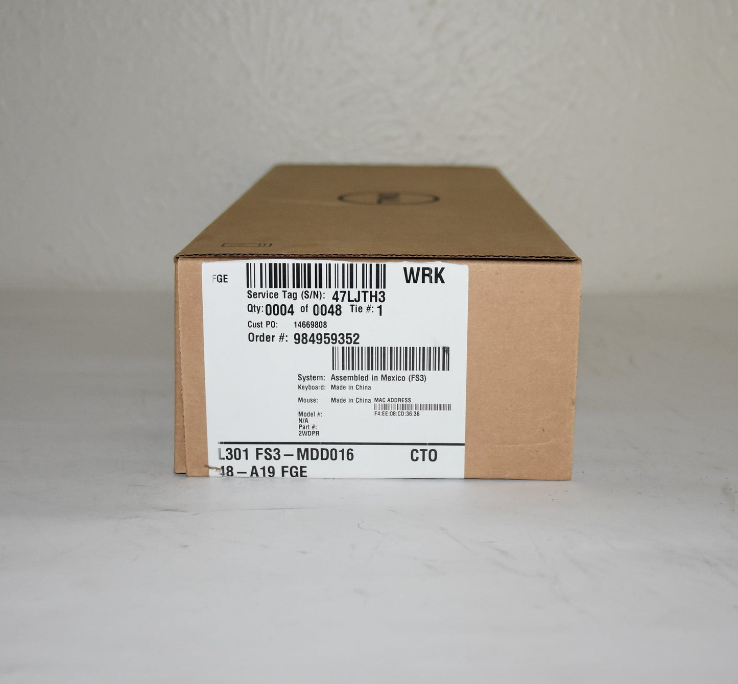Dell Wyse 3040 Thin Client Atom X5 2GB 16GB Thin OS 2WDPR - New Genuine Kit
