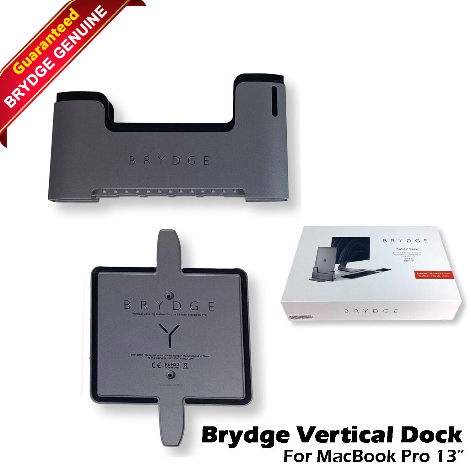 Lot of 2 Brydge BRY13MBP Vertical Dock Stand Apple Macbook Lot of 2 Brydge BRY13MBP Vertical Dock Stand Apple Macbook