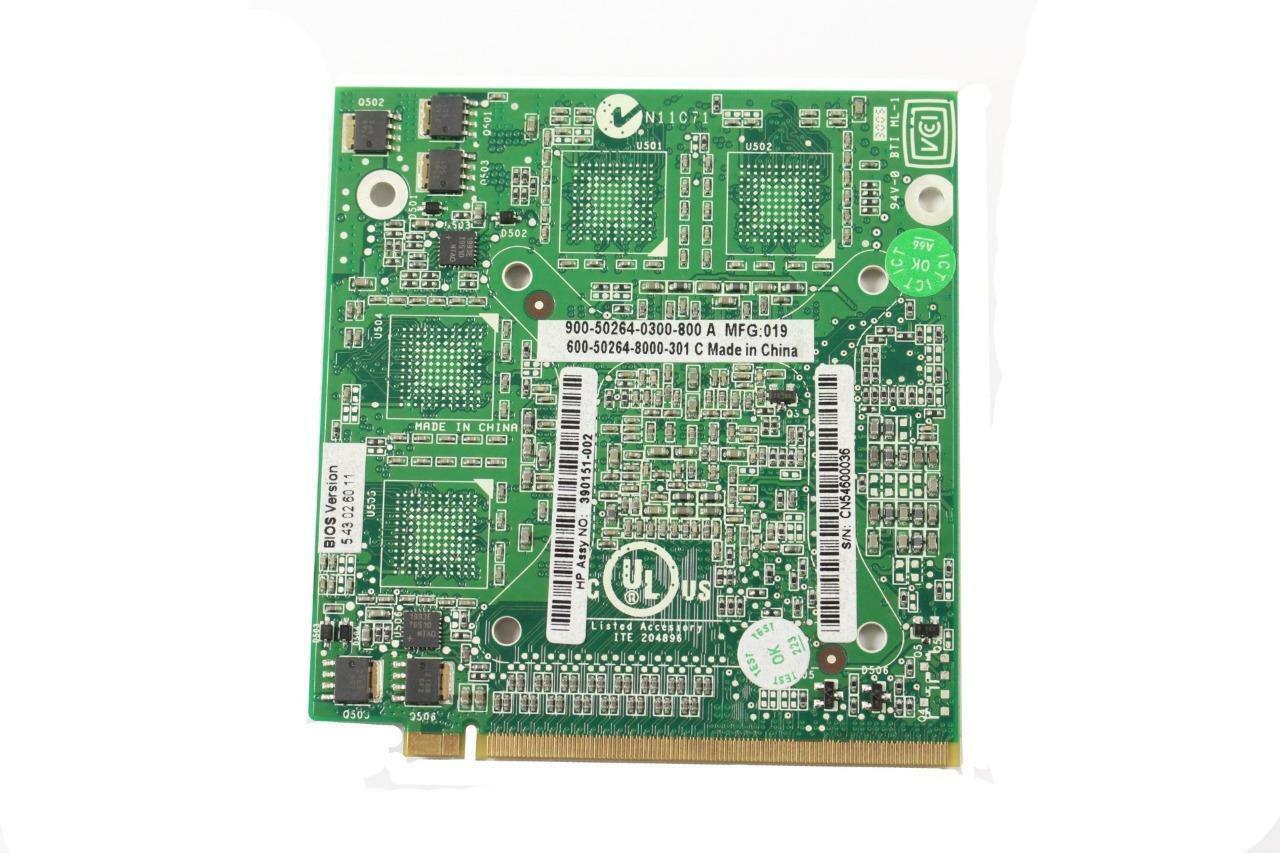 HP 390151-001 NVidia Quadro FX540 QDFX-Go540-N-A4 NV43GL DDR 128MB MXM Video