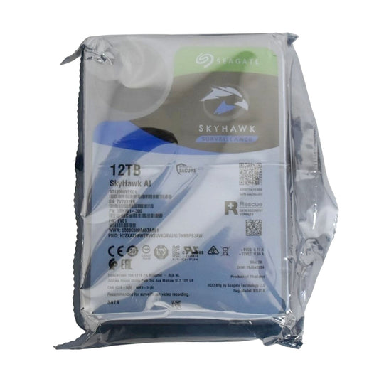 Lot 10 Seagate ST12000VE001 Skyhawk AI 12TB 7.2K SATA 6Gbps 512e 3.5" Hard Drive