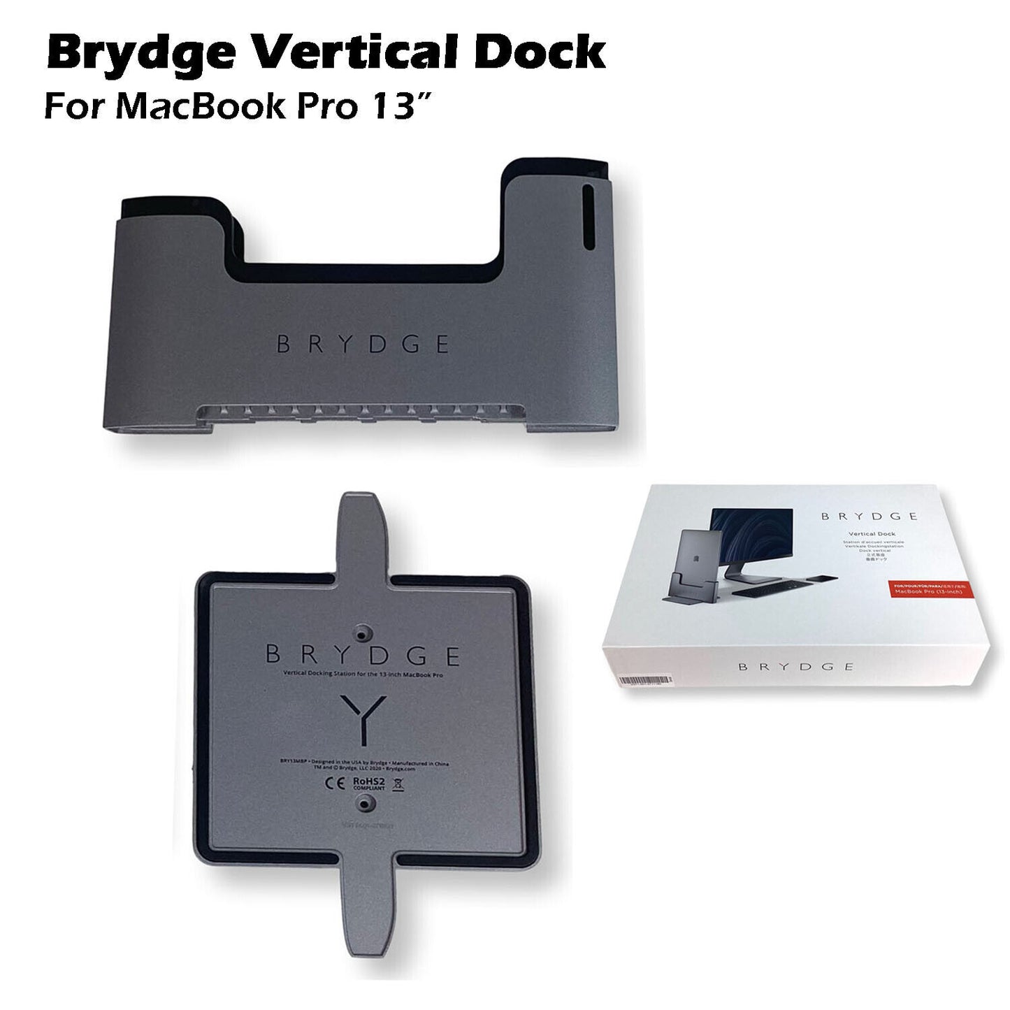 Lot of 25 Brydge BRY13MBP Vertical Dock Stand Apple Macbook Pro 13" 2016-2022